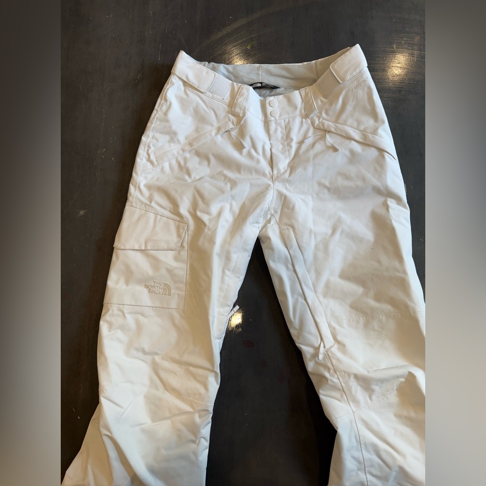 The North Face Women’s White Cargo Snow Pants